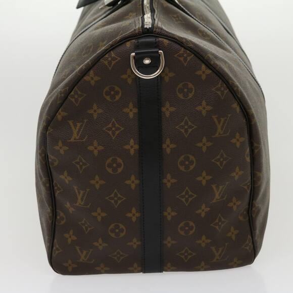 LOUIS VUITTON Monogram Macassar Keepall Bandouliere 55 M56714 - Picture 3 of 16